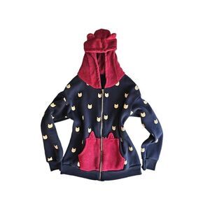 y2k jfashion cat ear hoodie
